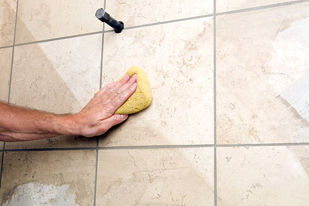 How to clean bathroom tiles