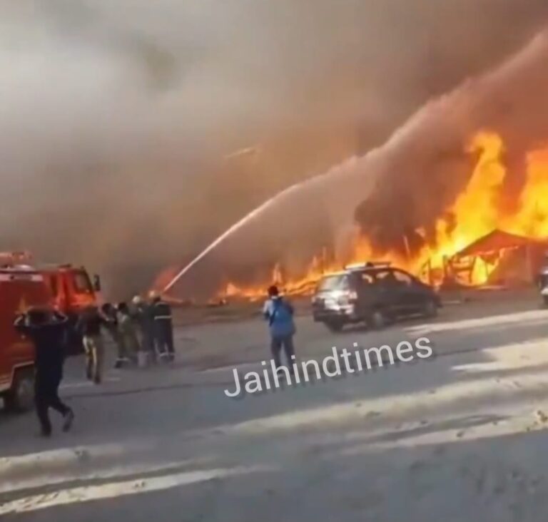 Breaking News: Massive fire breaks out in Mahakumbh Mela area